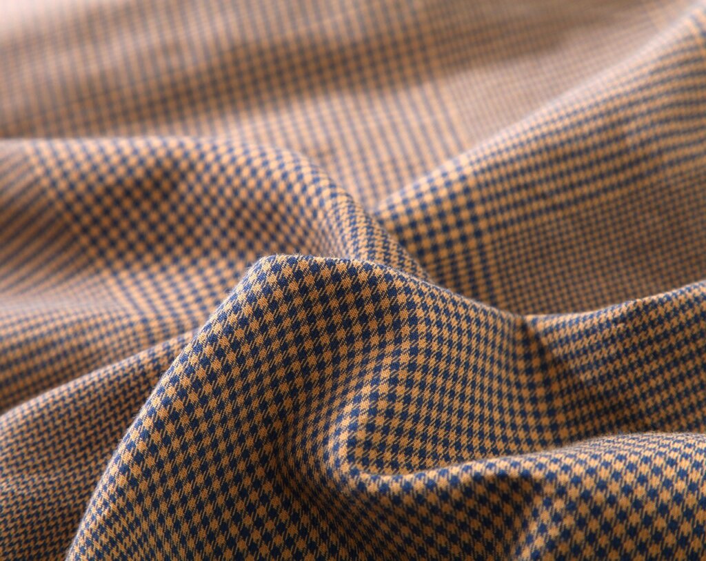 houndstooth, fabric, brown